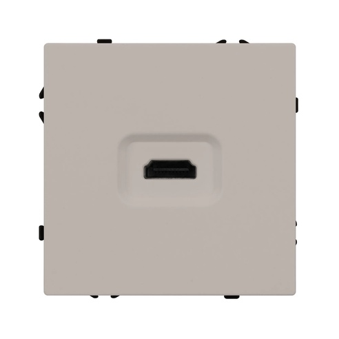 Механизм HDMI розетки SCT-NOBE-MHD1-SFPL-CA (Arlight, Кашемир)