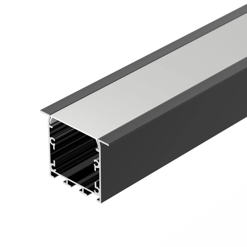 Профиль LINIA49-F-S-2500 BLACK (Arlight, Алюминий)