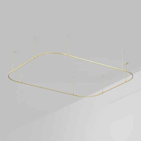 Трек ART-APRIORI-RECTANGLE-SOFT-ROD-800-4500x3500 (GD) (Arlight, IP20 Металл, 3 года)