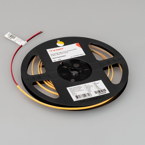Лента светодиодная COB-X480-4mm 24V Warm2700 (4 W/m, IP20, CSP, 5m) (Arlight, -)