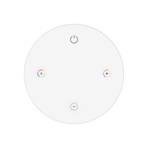 INTELLIGENT ARLIGHT Пульт SMART-801-22-1G-RGBW White (3V, Magnet, 2.4G) (IARL, IP20 Пластик, 5 лет)
