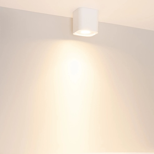 Светильник SP-ACENTO-S95x95-10W Warm2700 (WH, 20-45 deg, 230V) (Arlight, IP20 Металл, 5 лет)
