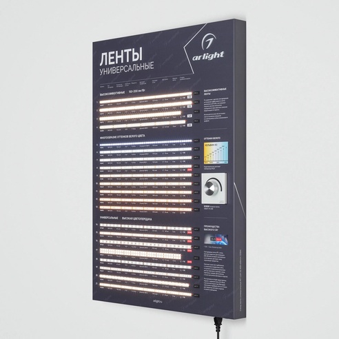 Стенд Ленты Универсальные RT-LUX-02-830x600mm (230V) (Arlight, -)