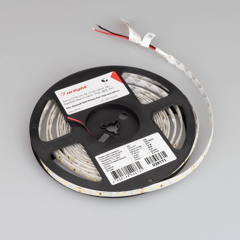 Лента светодиодная FITOLUX-SE-A144-10mm 24V Day5000-Red (14 W/m, IP65, 2835, 5m) (Arlight, 14 Вт/м, IP65)