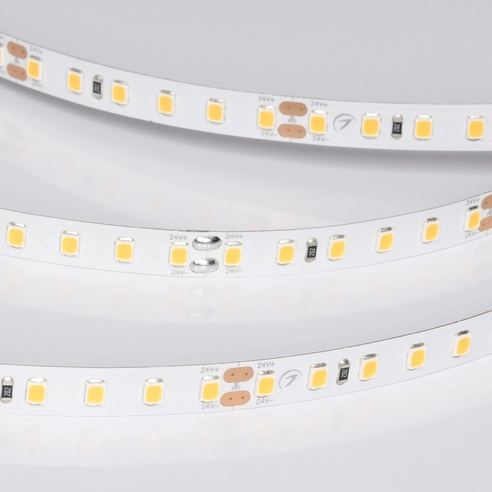 Лента UL-A120-8mm 24V Warm2700 (2 W/m, IP20, 5m) (Arlight, Открытый)