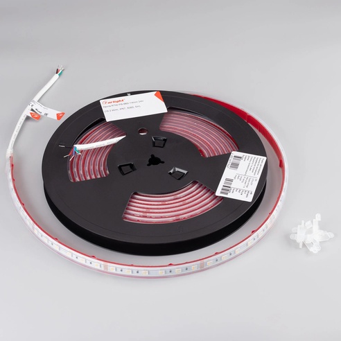 Лента светодиодная RTW-PS-B60-14mm 24V RGBW-Warm-4-in-1 (19.2 W/m, IP67, 5060, 5m) (Arlight, -)