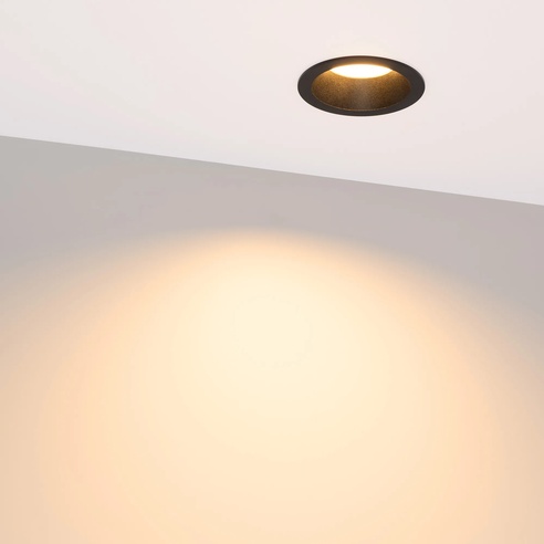 Светильник MS-DROP-BUILT-R84-8W Warm2700 (BK, 85 deg, 230V) (Arlight, IP54 Металл, 5 лет)