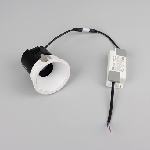 Светильник MS-ARADO-BUILT-R75-12W Warm3000 (WH-WH, 24 deg, 230V) (Arlight, IP20 Металл, 5 лет)