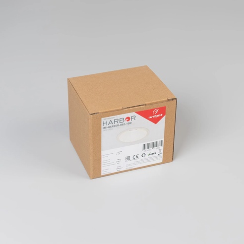 Светильник MS-HARBOR-R82-10W Warm3000 (WH, 36 deg, 230V) (Arlight, IP20 Металл, 5 лет)