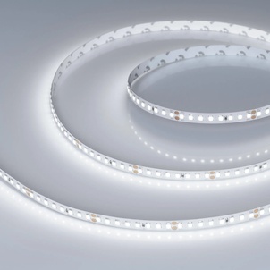 Лента светодиодная RT-A160-8mm 24V White6000 (12 W/m, IP20, 2835, 5m) (Arlight, высок.эфф.150 лм/Вт)