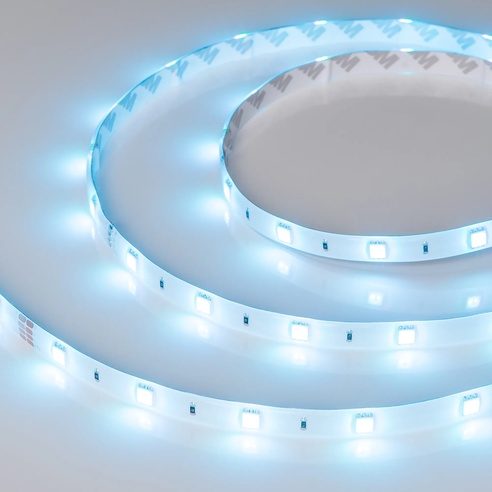 Лента светодиодная RTW 2-5000SE 24V RGB (5060, 150 LED, LUX) (Arlight, 7.2 Вт/м, IP65)