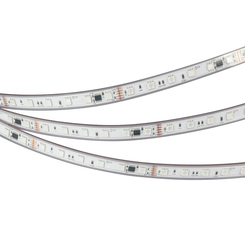 Лента светодиодная герметичная DMX-PS-B60-12mm 24V RGB-PX6 (14 W/m, IP67, 5060, 5m) (Arlight, -)