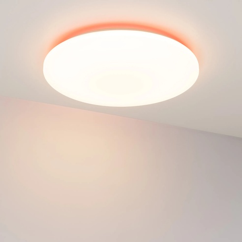 Светильник SP-FAVOR-R600-50W Day4000-MIX-RGB (WH, 100 deg, 230V, Tuya Zigbee) (Arlight, IP54 Пластик, 3 года)