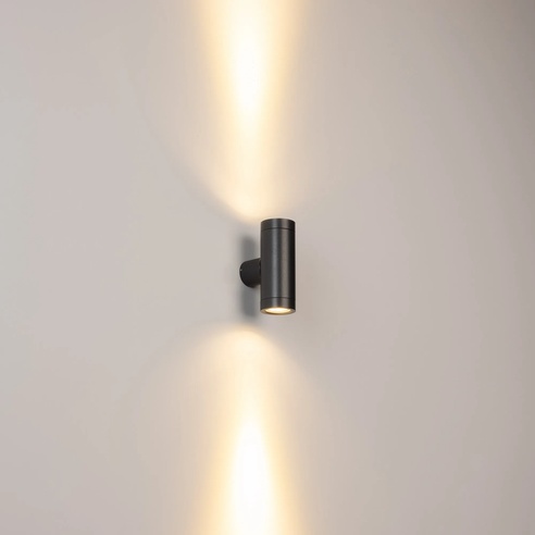 Светильник LGD-RAY-WALL-TWIN-R46-2x3W Warm3000 (GR, 24 deg, 230V) (Arlight, IP65 Металл, 3 года)