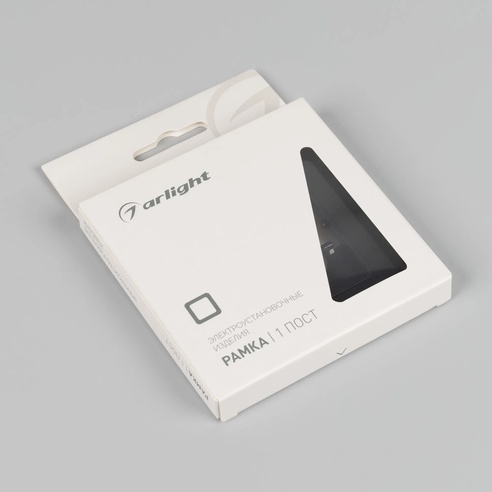 Рамка алюминиевая FRM-AKIRY-AL-1-BK (Arlight, -)