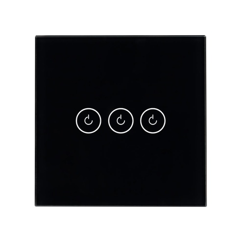 Выключатель сенсорный SWT-OMALI-S03-ZB-BK (250V, 10A, Zigbee) (Arlight, Стекло)