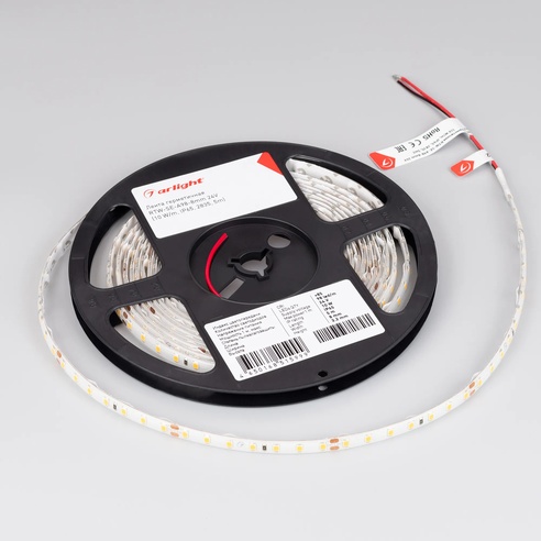 Лента светодиодная герметичная RTW-SE-A98-8mm 24V Day4000 (10 W/m, IP65, 2835, 5m) (Arlight, -)