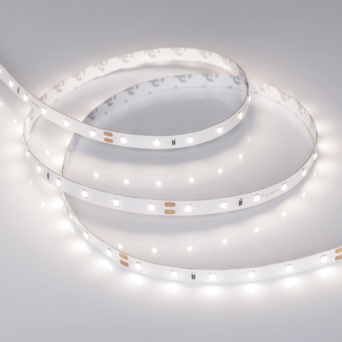 Лента светодиодная RT-A60-8mm 24V Day4000 (4.8 W/m, IP20, 2835, 5m) (Arlight, Открытый)