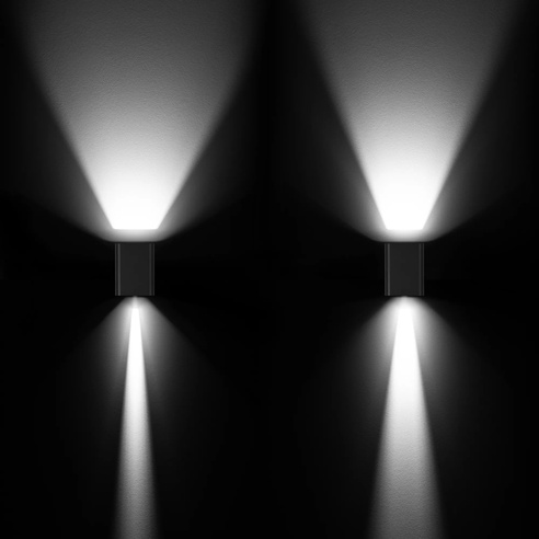 Светильник LGD-WALL-VARIO-S104x129-2x6W Day4000 (GR, 1-80 deg) (Arlight, IP54 Металл, 3 года)