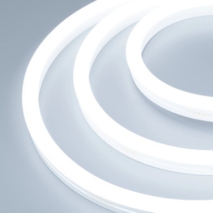 Лента герметичная WAVE-SIDE-A120-12x25mm 230V White6000 (12 W/m, IP67, 50m, wire x2) (Arlight, Грибовидная форма)