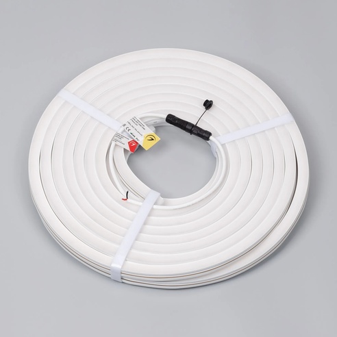 Лента светодиодная герметичная MOONLIGHT-SIDE-X280-16x16mm 24V Warm2700(10 W/m, IP67, 15m, wire x1) (Arlight, Вывод боковой, 5 лет)