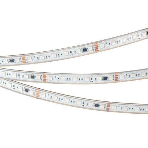 Лента светодиодная герметичная DMX-PS-B60-15mm 24V RGB-PX6 (15W/m, IP67, 5060, 5m) (Arlight, -)