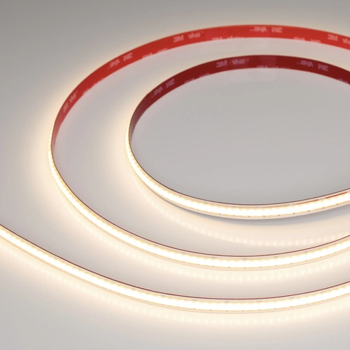 Лента светодиодная COB-X480-10mm 24V Warm3000 (10 W/m, IP20, 5m, FreeCut) (Arlight, Свободная резка)