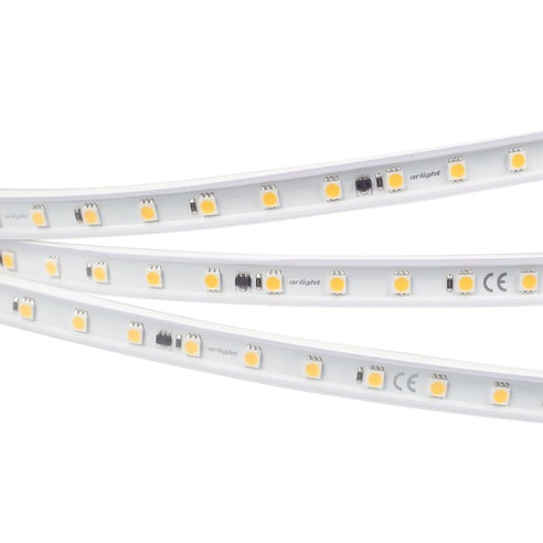 Лента светодиодная герметичная ARL-PV-B54-15.5mm 230V Warm3000 (8 W/m, IP65, 5060, 10m) (Arlight, -)
