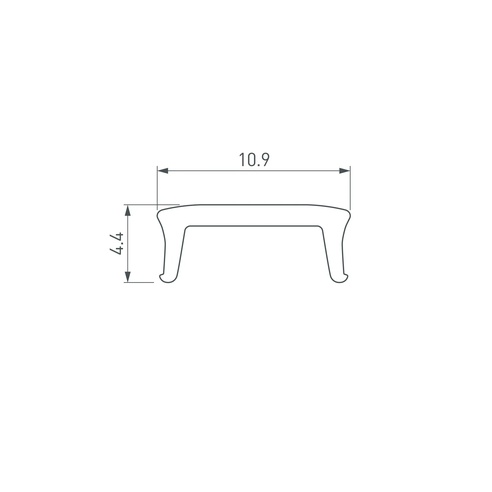 Экран FANTOM-W12-2000 OPAL (Arlight, Пластик)