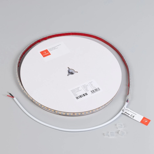 Лента герметичная RTW-PS-A140-7mm 24V White6000 (10 W/m, IP67, 5m) (Arlight, CRI>90)