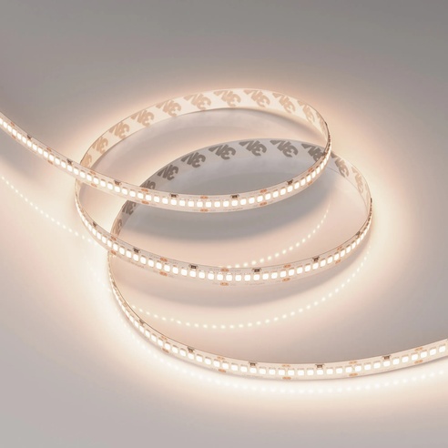 Лента светодиодная RT-A252-10mm 24V Warm3500 (11 W/m, IP20, 2835, 5m) (Arlight, Открытый)