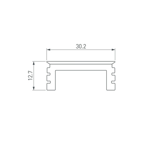 Экран LINE-3535-BENT-SIDE-2M OPAL (Arlight, -)