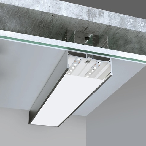 Профиль с экраном SL-LINE-7532-2000 ANOD (Arlight, Алюминий)