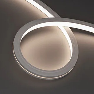 Лента герметичная MOONLIGHT-PRO-TOP-X320-20x20mm 48V White6000 (10 W/m, IP67, 30m, wire x2) (Arlight, Вывод боковой, 7 лет)