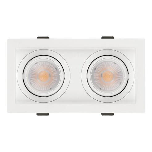 Светильник MS-VORTEX-BUILT-S170x90-2x12W Warm3000 (WH-WH, 40 deg, 230V) (Arlight, IP20 Металл, 5 лет)