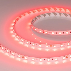 Лента светодиодная RT-B60-10mm 24V Red (14.4 W/m, IP20, 5060, 5m) (Arlight, Открытый)