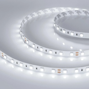 Лента светодиодная RT-B60-10mm 24V White6000 (14.4 W/m, IP20, 5060, 5m) (Arlight, 14.4 Вт/м, IP20)