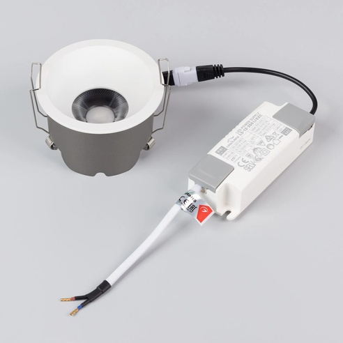 Светильник MS-HARBOR-R82-10W Warm3000 (WH, 24 deg, 230V) (Arlight, IP20 Металл, 5 лет)