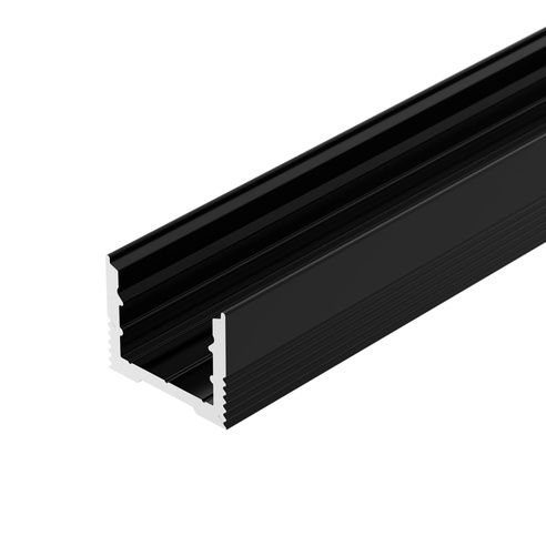 Профиль SL-SLIM-H13M-3000 BLACK (BY) (Arlight, Алюминий)