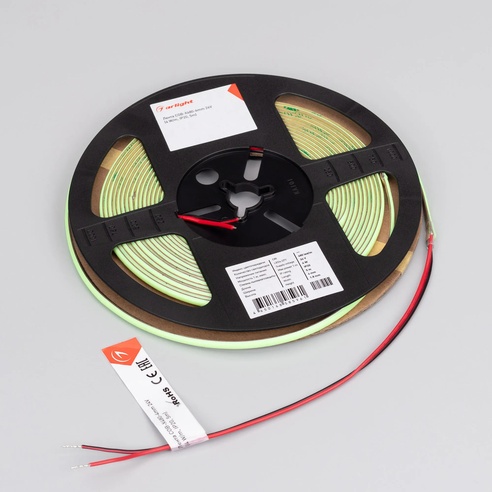 Лента светодиодная COB-X480-4mm 24V Emerald (4 W/m, IP20, 5m) (Arlight, -)