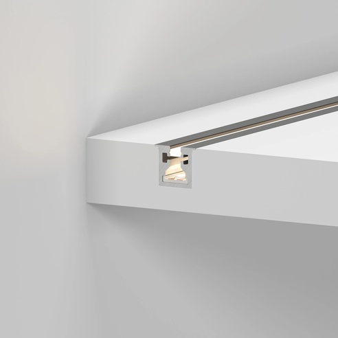 Профиль с экраном SL-MINI-3-H10-F12-2000 IRON GREY (Arlight, Алюминий+пластик)