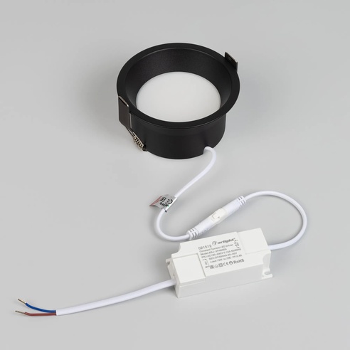 Светильник MS-BREEZE-BUILT-R104-12W Warm3000 (BK, 85 deg, 230V) (Arlight, IP20 Металл, 5 лет)
