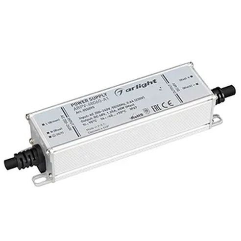 Блок питания ARPV-48060-A1 (48V, 1.25A, 60W) (Arlight, IP67 Металл, 3 года)