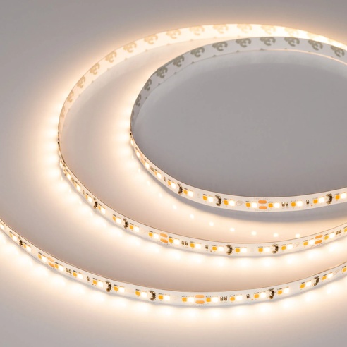 Лента светодиодная RT-A168-10mm 24V Dim-To-Warm (14.4 W/m, IP20, 2835, 5m) (Arlight, Dim-To-Warm)