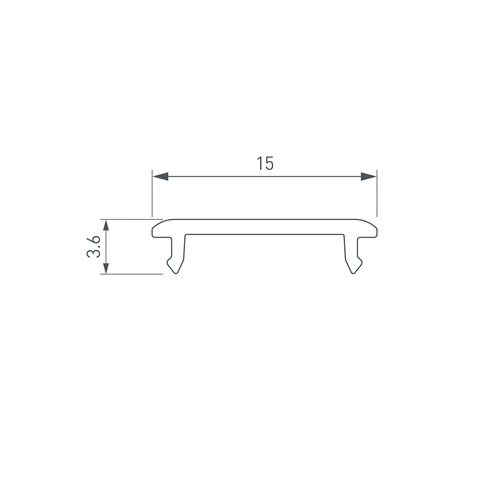 Экран SL-W14-3000 OPAL (Arlight, Пластик)
