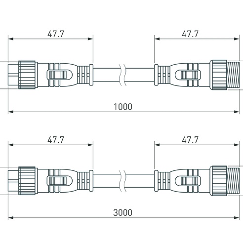 Коннектор питания ARL-LINE-3pin-3000-CON-MF (230V) (Arlight, IP66 Пластик, 3 года)