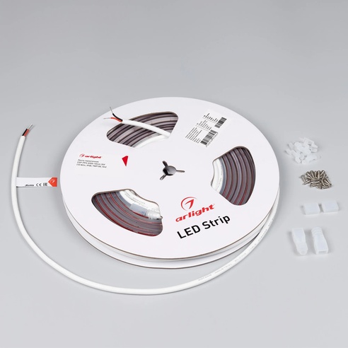 Лента светодиодная герметичная CSP-PFS-X320-10mm 24V Day4000 (10 W/m, IP68, TWP100, 5m) (Arlight, -)