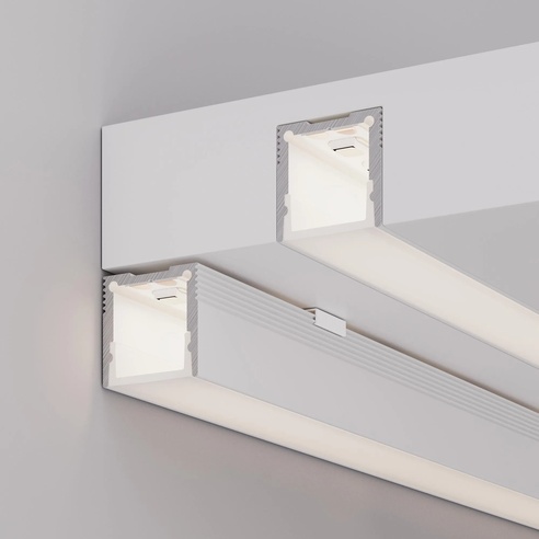 Профиль SL-SLIM20-H20-2000 WHITE (Arlight, Алюминий)