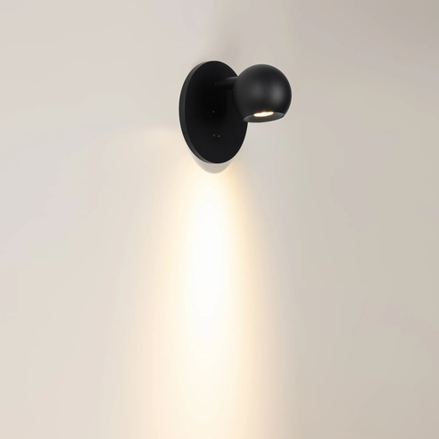 Светильник SP-OTTORI-WALL-CHARGE-6W Warm3000 (BK, 30 deg, 230V, USB-C) (Arlight, IP20 Металл, 3 года)