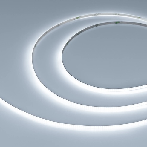 Лента светодиодная COB-X420-4mm 24V White6000 (10 W/m, IP20, CSP, 5m) (Arlight, узкая)